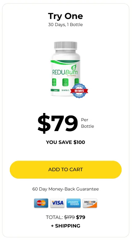 Order ReduBurn 1 Bottle